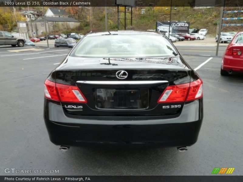 Obsidian Black / Cashmere 2009 Lexus ES 350