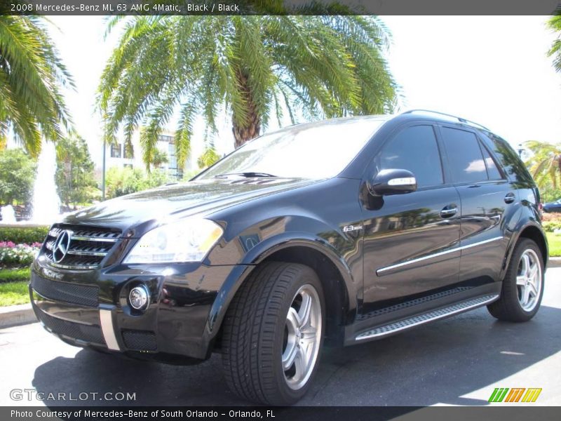 Black / Black 2008 Mercedes-Benz ML 63 AMG 4Matic