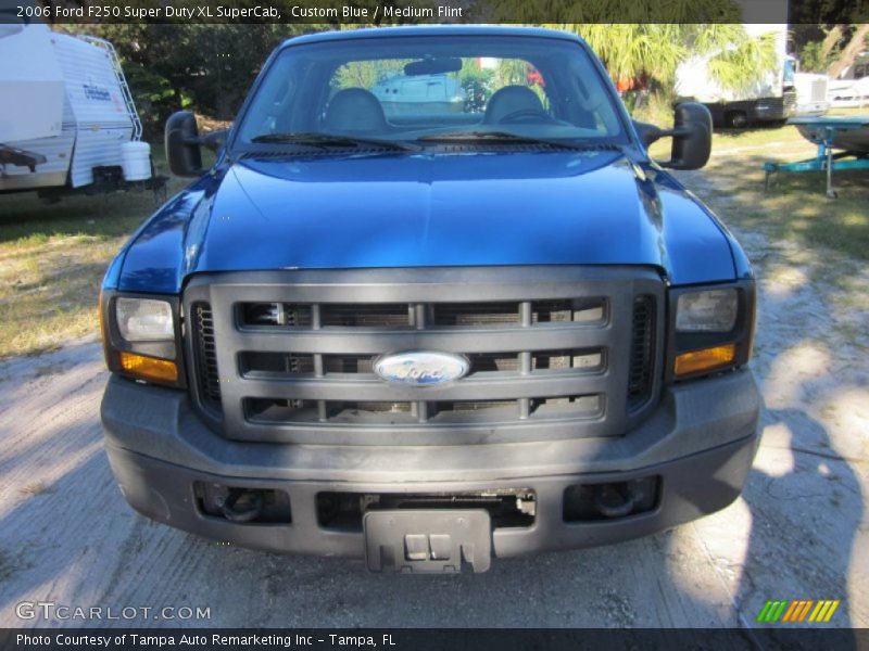 Custom Blue / Medium Flint 2006 Ford F250 Super Duty XL SuperCab