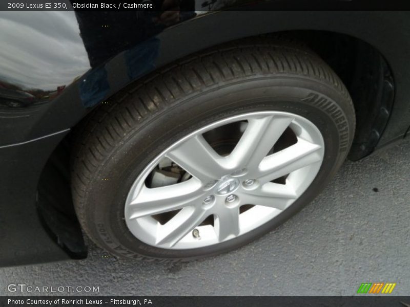 Obsidian Black / Cashmere 2009 Lexus ES 350