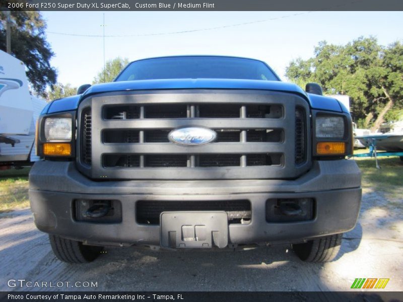 Custom Blue / Medium Flint 2006 Ford F250 Super Duty XL SuperCab