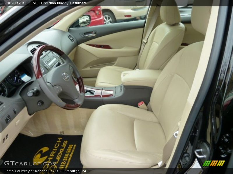 Obsidian Black / Cashmere 2009 Lexus ES 350