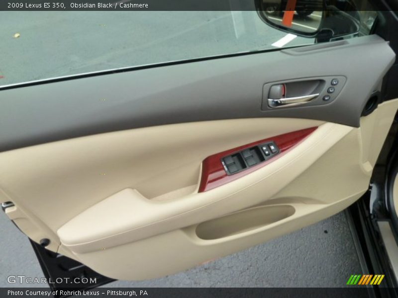 Obsidian Black / Cashmere 2009 Lexus ES 350