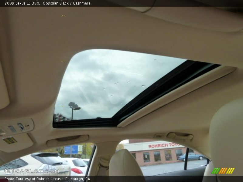 Obsidian Black / Cashmere 2009 Lexus ES 350