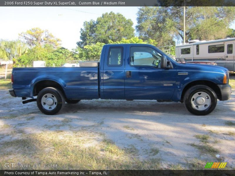 Custom Blue / Medium Flint 2006 Ford F250 Super Duty XL SuperCab