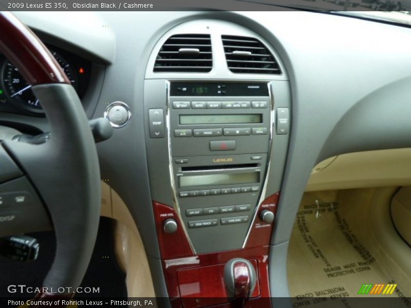 Obsidian Black / Cashmere 2009 Lexus ES 350