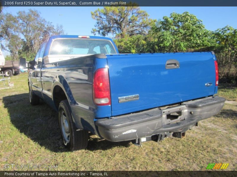 Custom Blue / Medium Flint 2006 Ford F250 Super Duty XL SuperCab