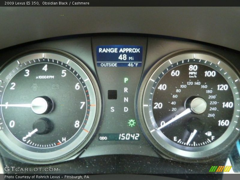  2009 ES 350 350 Gauges