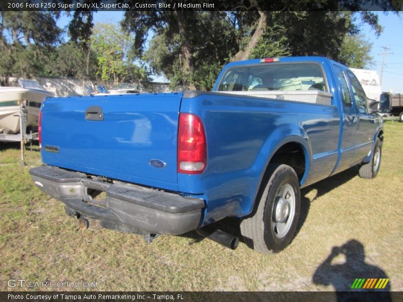 Custom Blue / Medium Flint 2006 Ford F250 Super Duty XL SuperCab