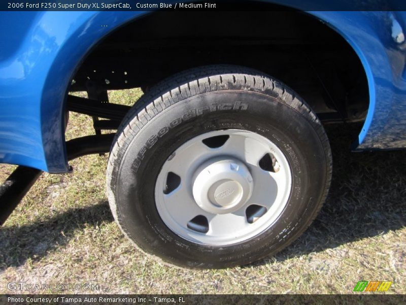 Custom Blue / Medium Flint 2006 Ford F250 Super Duty XL SuperCab