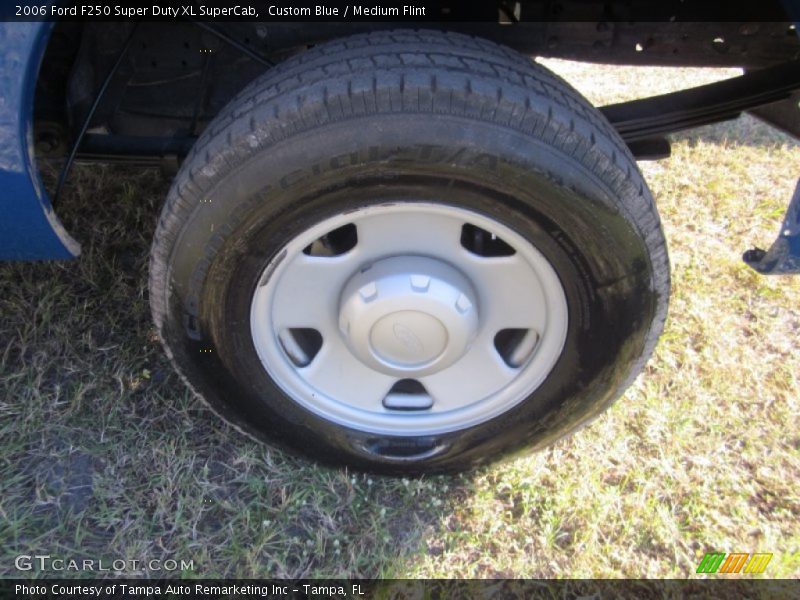 Custom Blue / Medium Flint 2006 Ford F250 Super Duty XL SuperCab