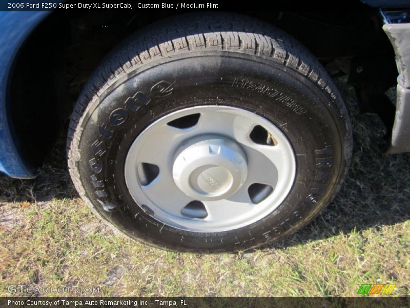Custom Blue / Medium Flint 2006 Ford F250 Super Duty XL SuperCab