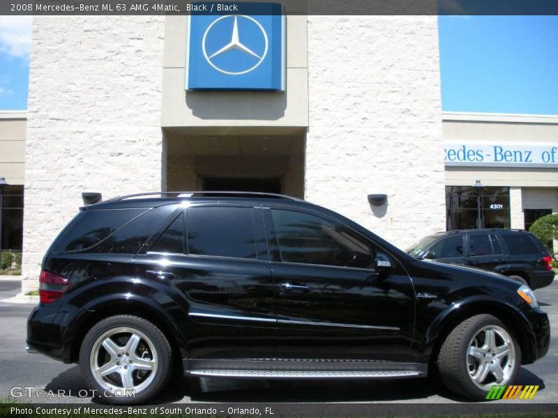 Black / Black 2008 Mercedes-Benz ML 63 AMG 4Matic