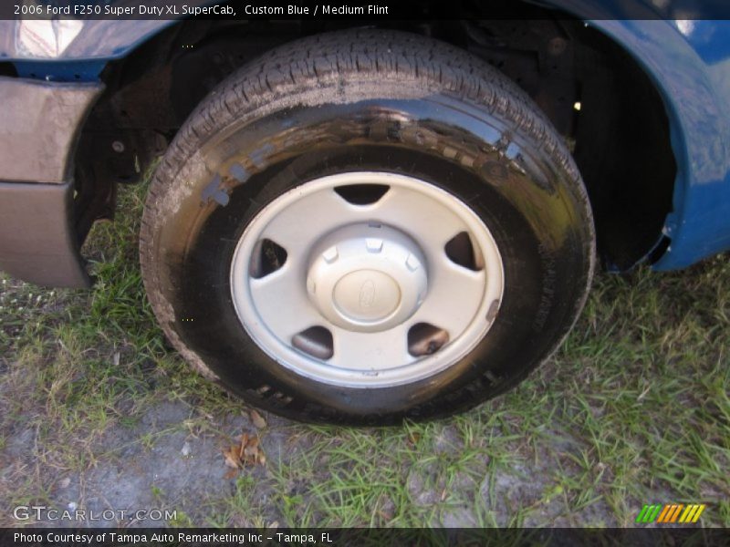 Custom Blue / Medium Flint 2006 Ford F250 Super Duty XL SuperCab
