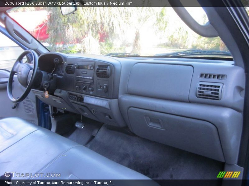 Custom Blue / Medium Flint 2006 Ford F250 Super Duty XL SuperCab