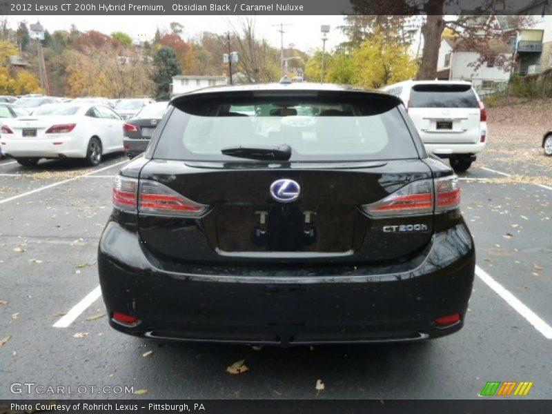 Obsidian Black / Caramel Nuluxe 2012 Lexus CT 200h Hybrid Premium