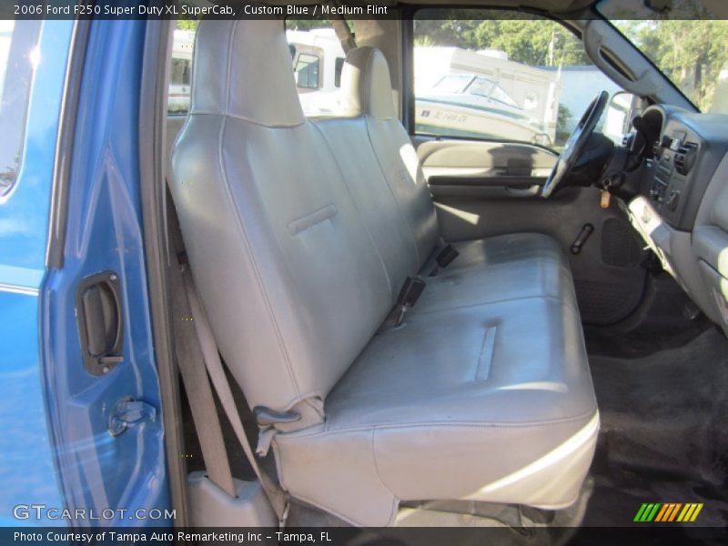 Custom Blue / Medium Flint 2006 Ford F250 Super Duty XL SuperCab