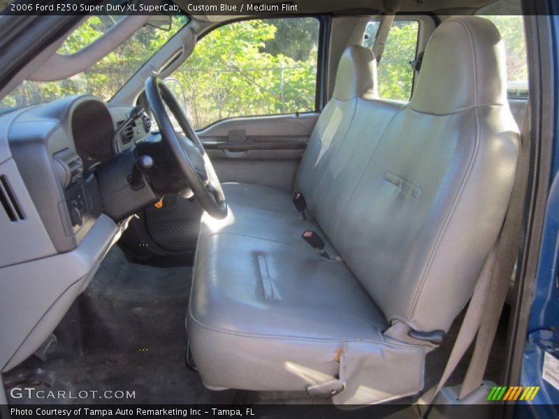 Custom Blue / Medium Flint 2006 Ford F250 Super Duty XL SuperCab