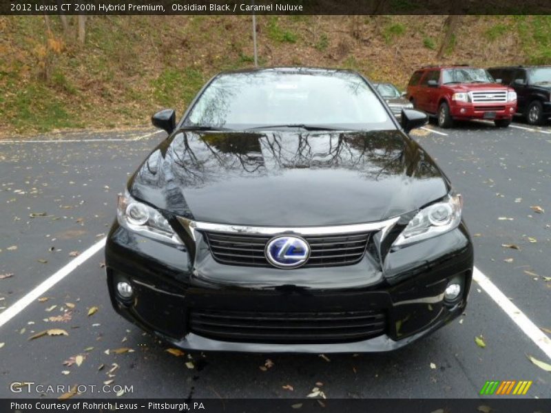 Obsidian Black / Caramel Nuluxe 2012 Lexus CT 200h Hybrid Premium