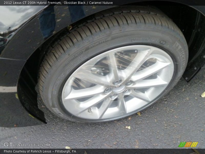 Obsidian Black / Caramel Nuluxe 2012 Lexus CT 200h Hybrid Premium