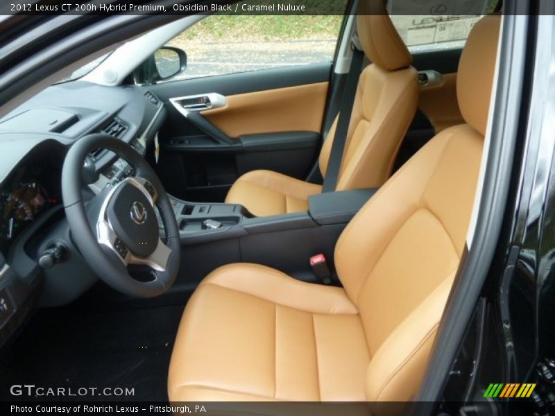  2012 CT 200h Hybrid Premium Caramel Nuluxe Interior