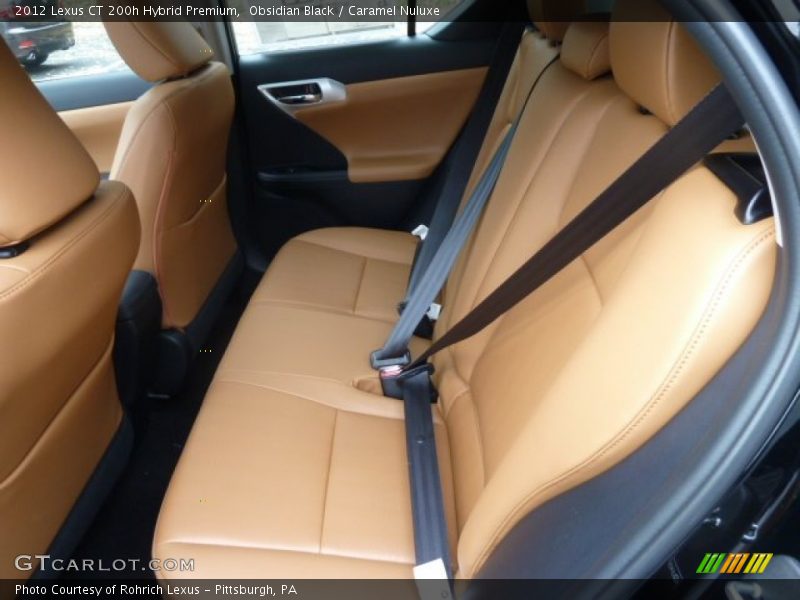  2012 CT 200h Hybrid Premium Caramel Nuluxe Interior