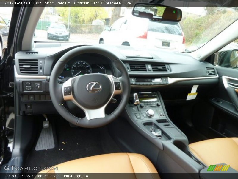 Dashboard of 2012 CT 200h Hybrid Premium