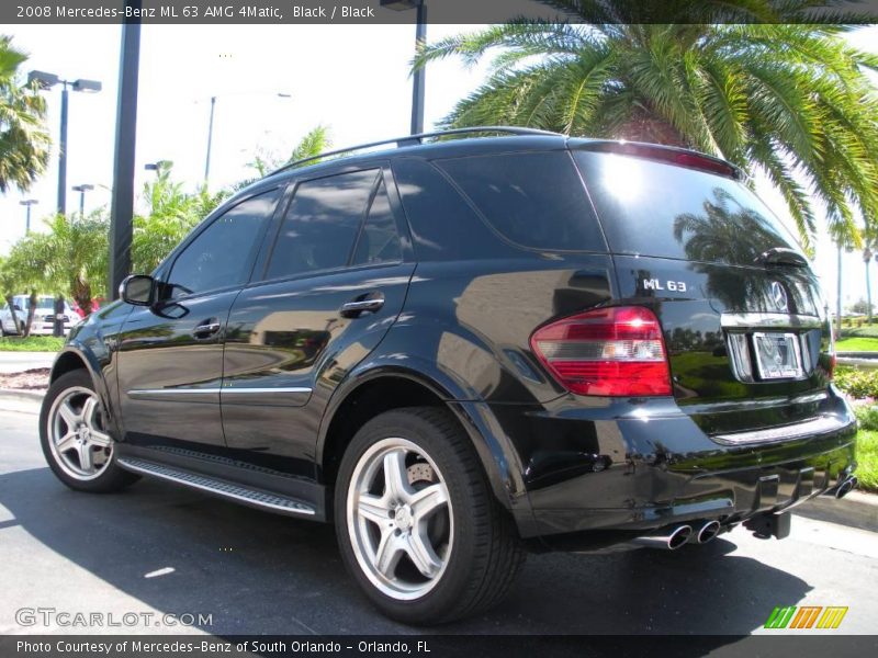 Black / Black 2008 Mercedes-Benz ML 63 AMG 4Matic
