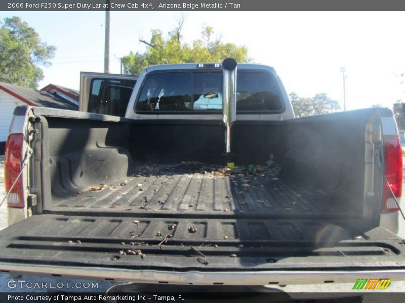 Arizona Beige Metallic / Tan 2006 Ford F250 Super Duty Lariat Crew Cab 4x4