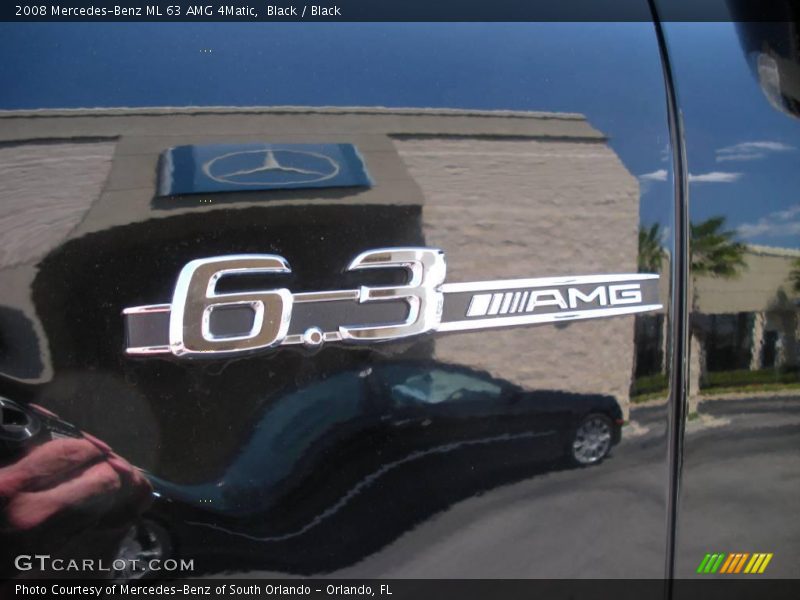 Black / Black 2008 Mercedes-Benz ML 63 AMG 4Matic