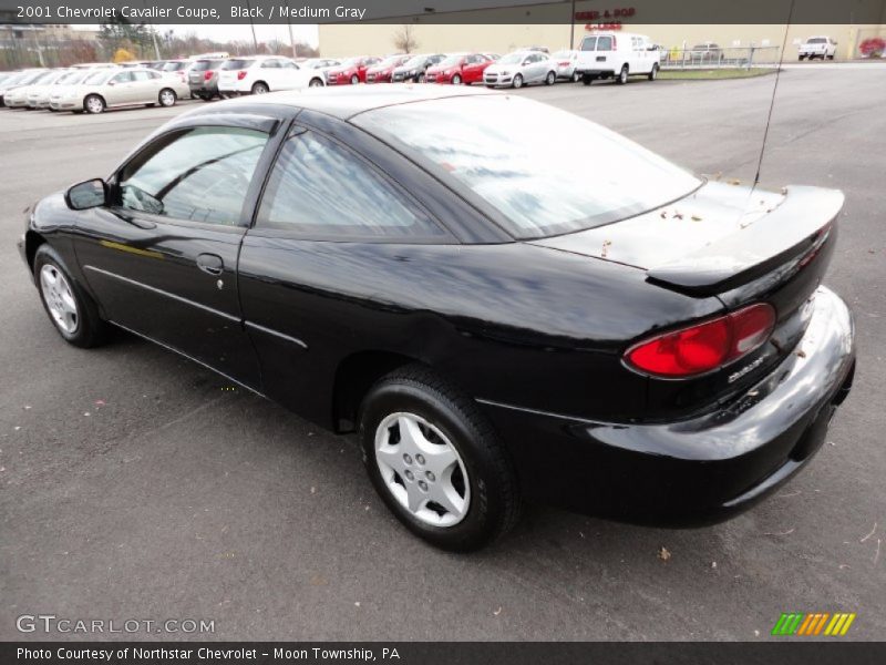 Black / Medium Gray 2001 Chevrolet Cavalier Coupe