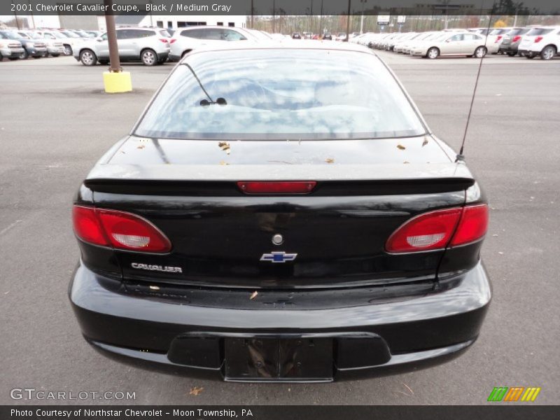 Black / Medium Gray 2001 Chevrolet Cavalier Coupe