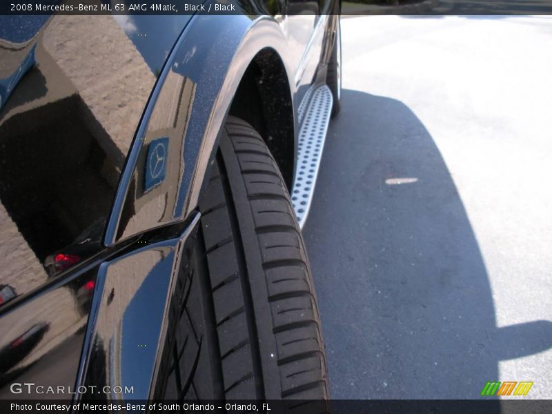 Black / Black 2008 Mercedes-Benz ML 63 AMG 4Matic