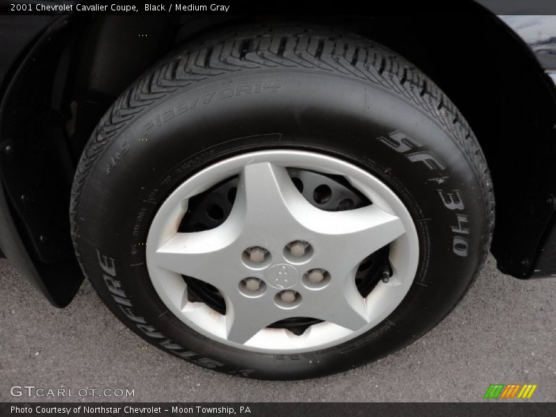Black / Medium Gray 2001 Chevrolet Cavalier Coupe