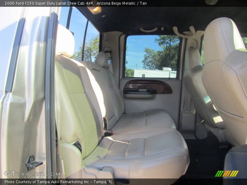 Arizona Beige Metallic / Tan 2006 Ford F250 Super Duty Lariat Crew Cab 4x4