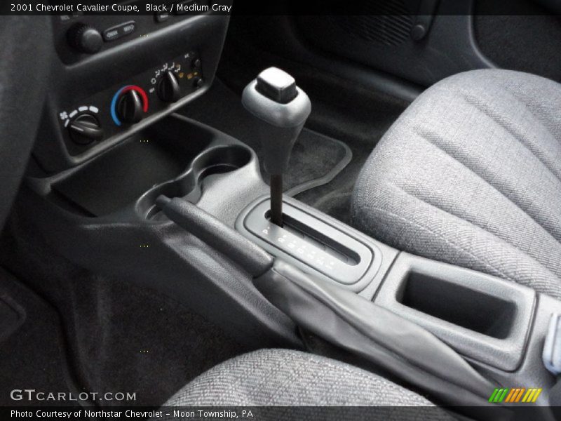 Black / Medium Gray 2001 Chevrolet Cavalier Coupe