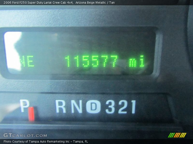 Arizona Beige Metallic / Tan 2006 Ford F250 Super Duty Lariat Crew Cab 4x4