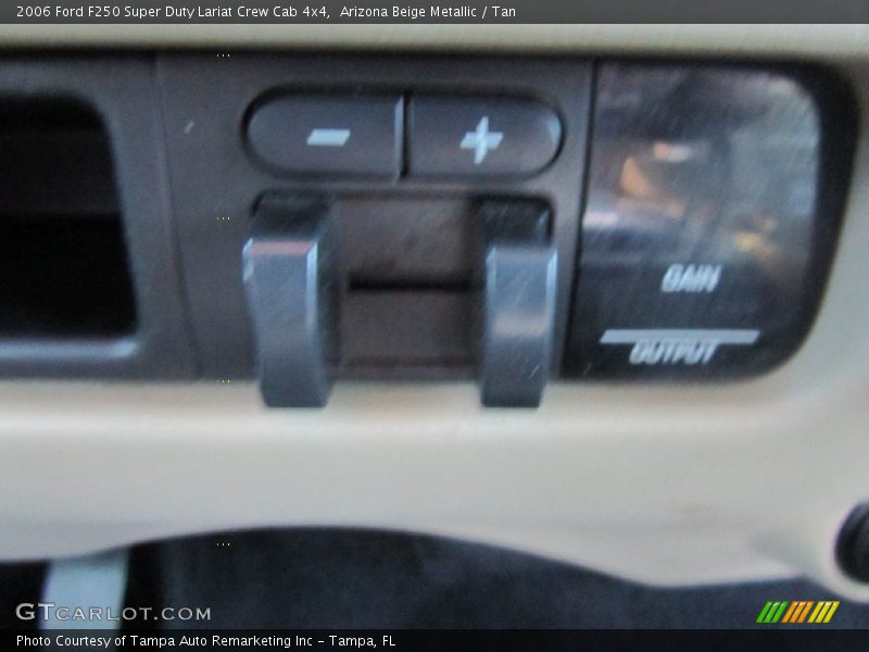 Arizona Beige Metallic / Tan 2006 Ford F250 Super Duty Lariat Crew Cab 4x4