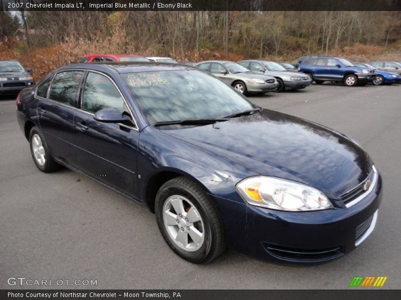 Imperial Blue Metallic / Ebony Black 2007 Chevrolet Impala LT