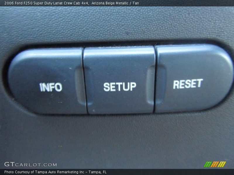 Arizona Beige Metallic / Tan 2006 Ford F250 Super Duty Lariat Crew Cab 4x4