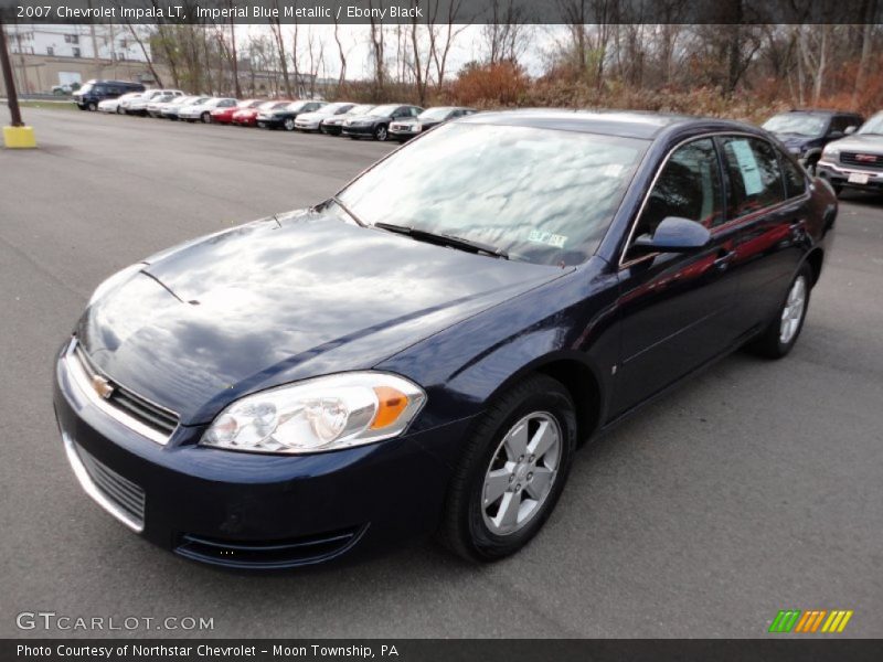 Imperial Blue Metallic / Ebony Black 2007 Chevrolet Impala LT