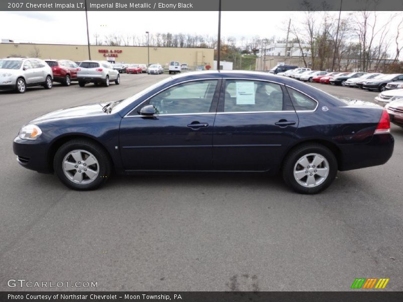 Imperial Blue Metallic / Ebony Black 2007 Chevrolet Impala LT