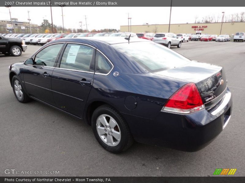 Imperial Blue Metallic / Ebony Black 2007 Chevrolet Impala LT