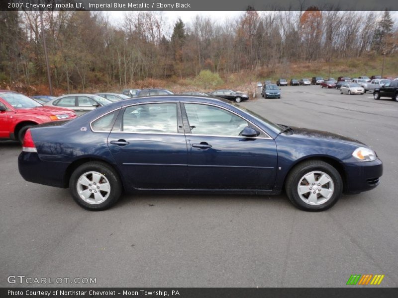 Imperial Blue Metallic / Ebony Black 2007 Chevrolet Impala LT