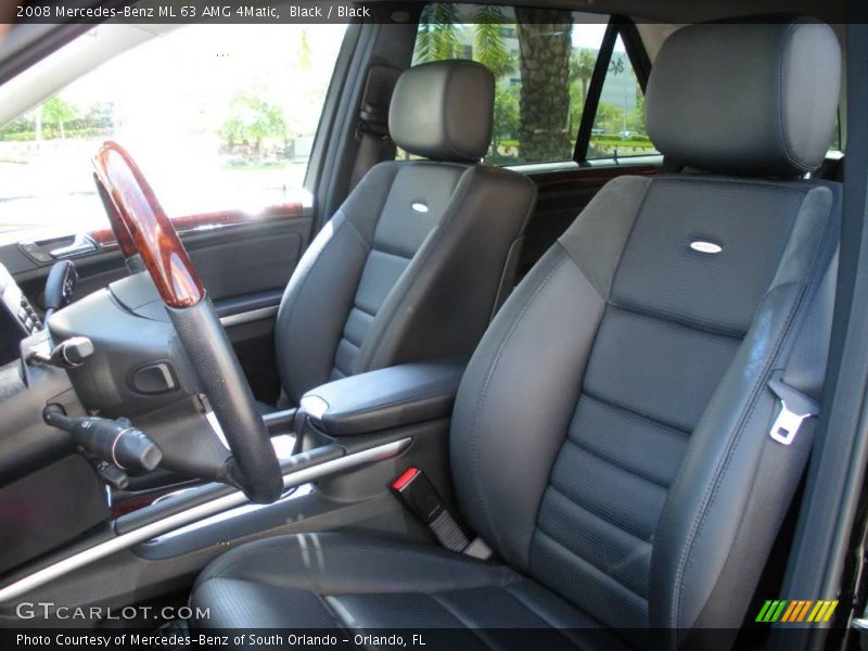 Black / Black 2008 Mercedes-Benz ML 63 AMG 4Matic