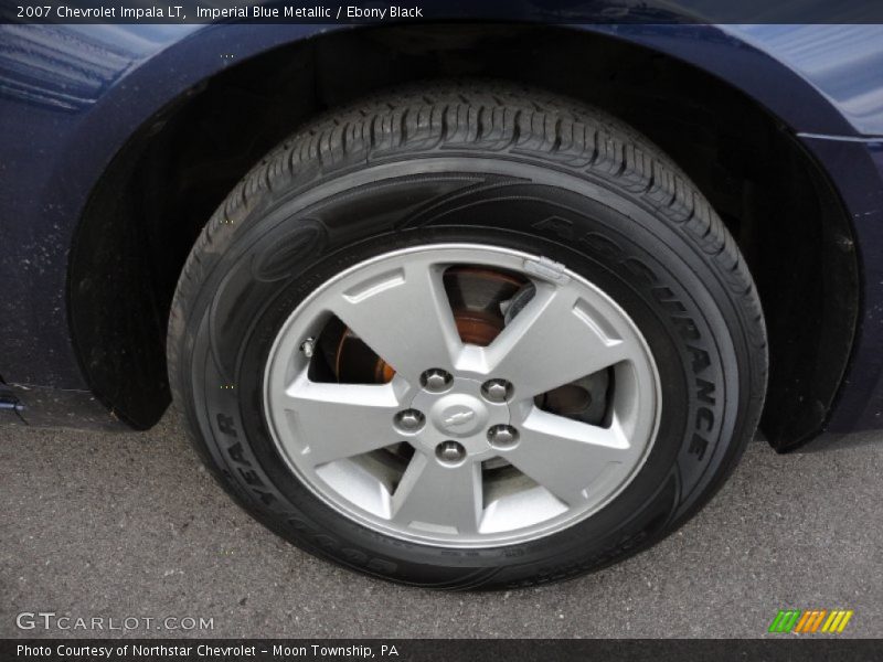 Imperial Blue Metallic / Ebony Black 2007 Chevrolet Impala LT