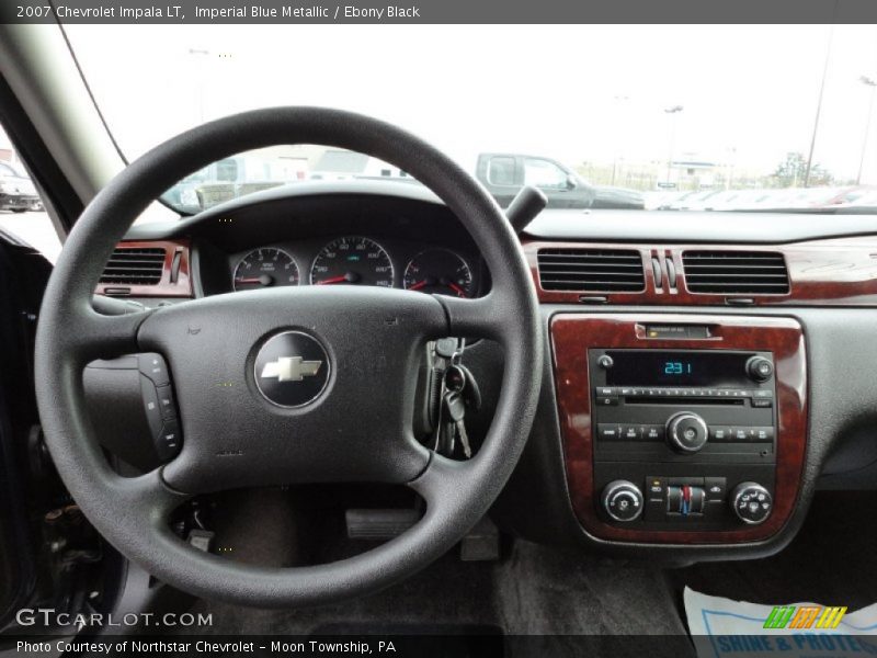 Imperial Blue Metallic / Ebony Black 2007 Chevrolet Impala LT