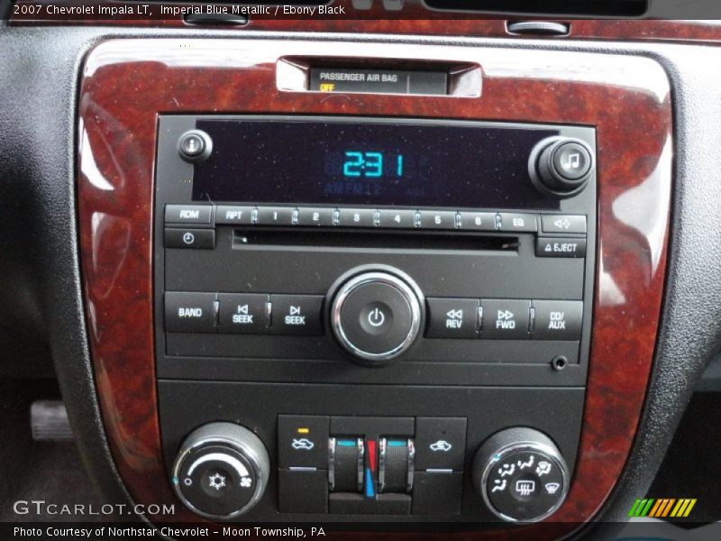 Imperial Blue Metallic / Ebony Black 2007 Chevrolet Impala LT