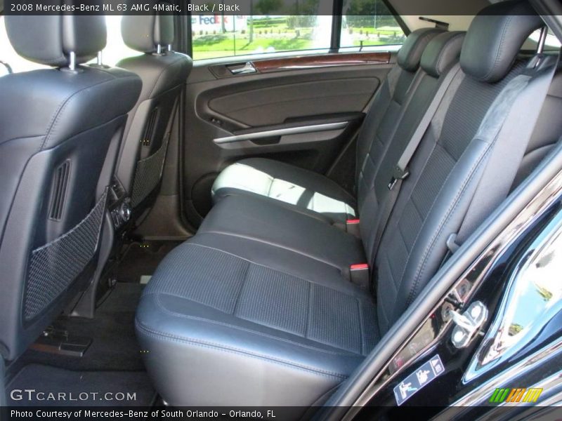 Black / Black 2008 Mercedes-Benz ML 63 AMG 4Matic
