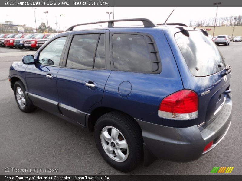 Nautical Blue / Gray 2006 Hyundai Santa Fe GLS 3.5 4WD